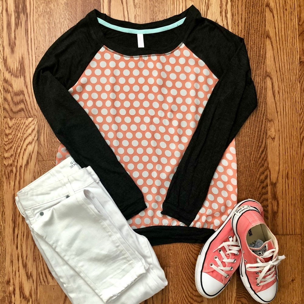 Polka Dot Long Sleeve Tee